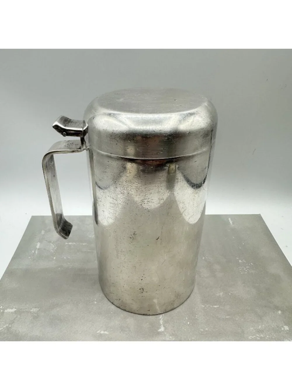 Vintage Sambonet Italy Stainless Steel Vase Minimalist MCM Decor Vessel